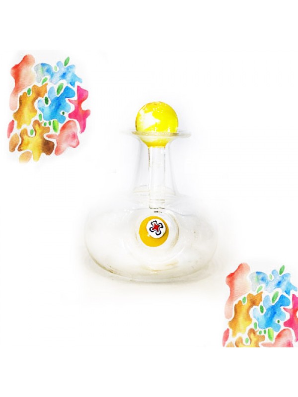 Bottle with mourina yellow