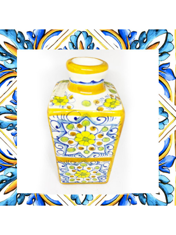 Χειροποίητο Κεραμικό βάζο ζωγραφισμένο