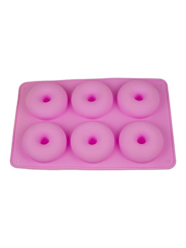 Silicone mold - donuts - 6 pcs