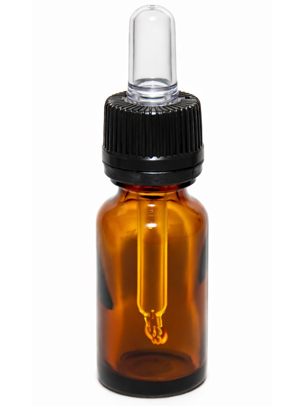 Flacon F18 amber 15cc - external dropper