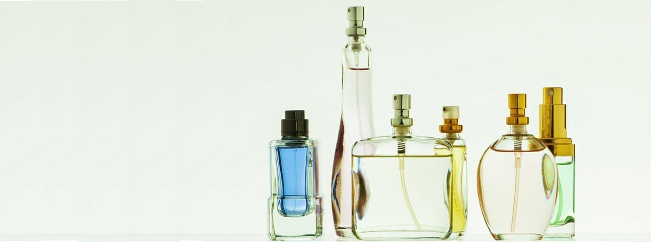 Perfume vials with spray