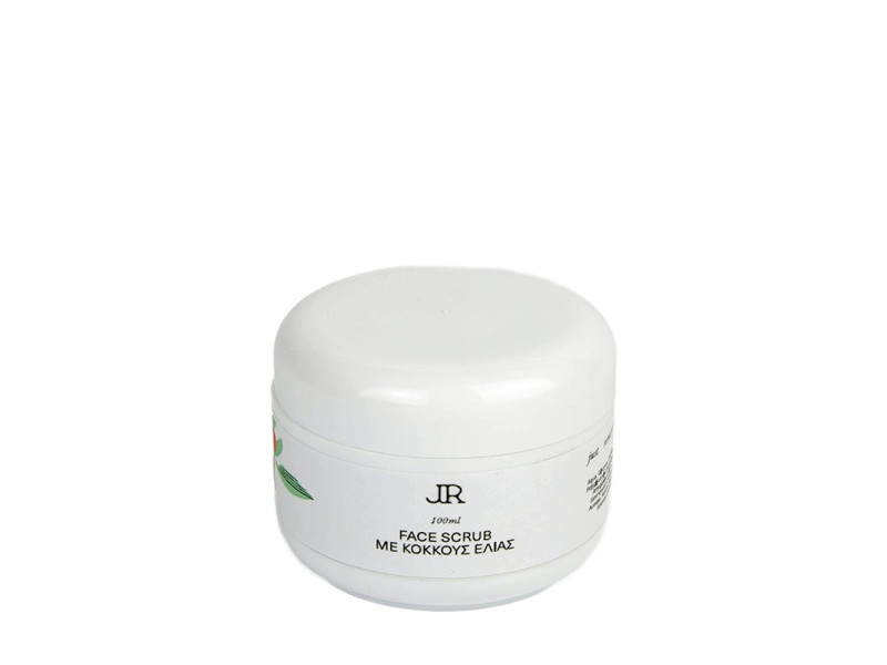 JR Face Scrub με κόκκους ελιάς  JR Face Scrub με κόκκους ελιάς